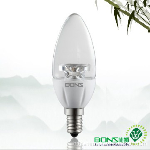 LC37 Led lamp,warm color LED C37 E14 250lm 2700K CE